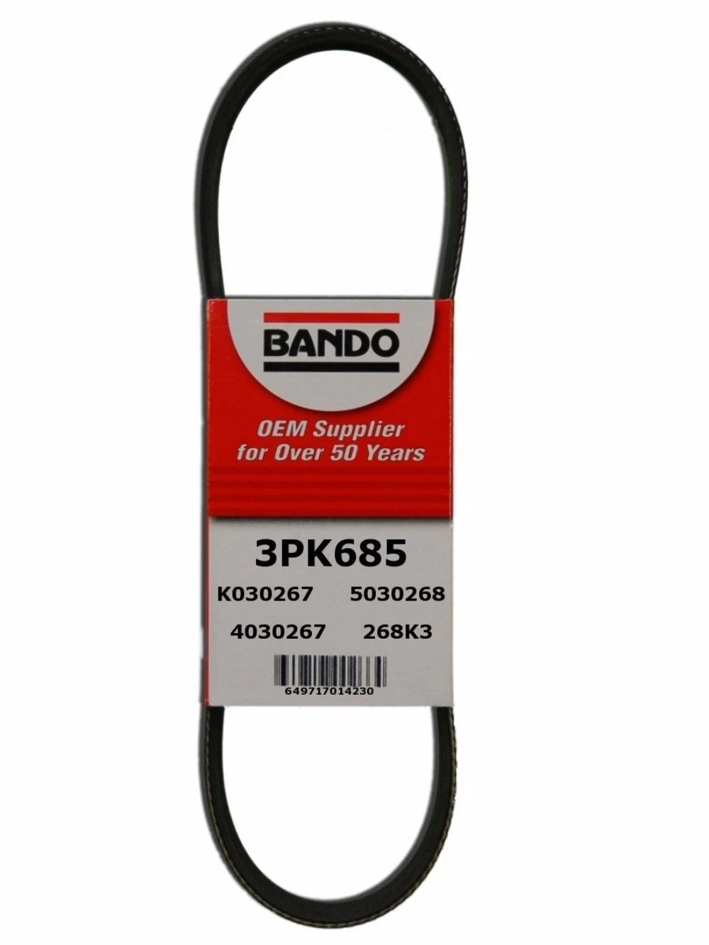 Bando 3PK685 Serpentine Belt for Mazda Tribute (1995–2004)
