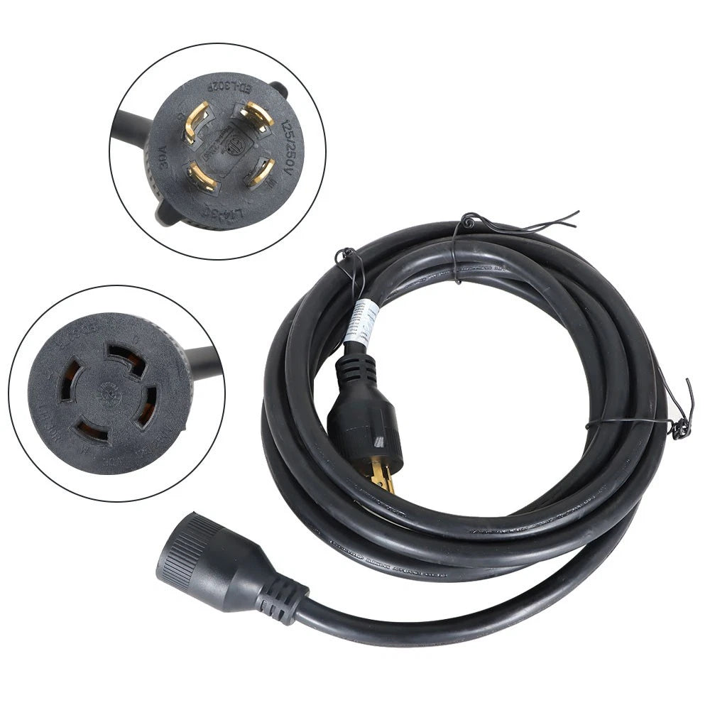 15Ft Generator Power Extension Cord with Power Inlet Box for Generator