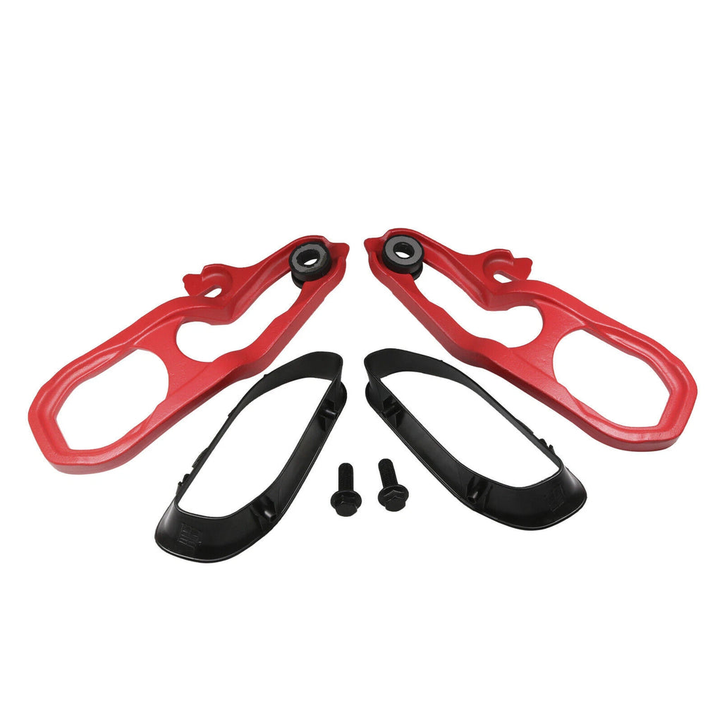 Set of 2 Red Tow Hooks for Ram 1500 DT (2019–2022) W/ Hardware Heavy Duty