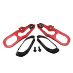Set of 2 Red Tow Hooks for Ram 1500 DT (2019–2022) W/ Hardware Heavy Duty