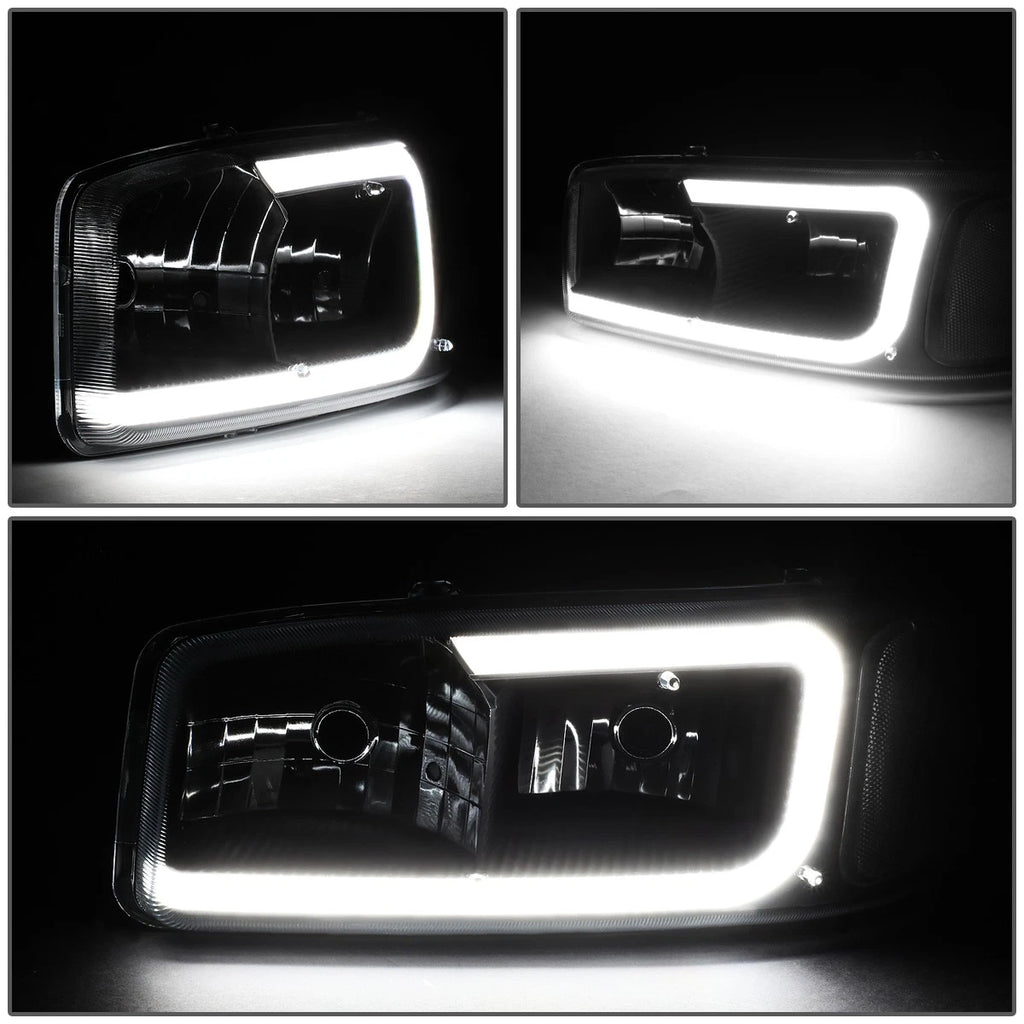 LED DRL Headlight & Bumper Lamps for GMC Yukon XL/Sierra Denali (2000–2006)