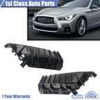 Set of 2 Bumper Cover Support Stiffeners for Infiniti Q50 (2014–2020)