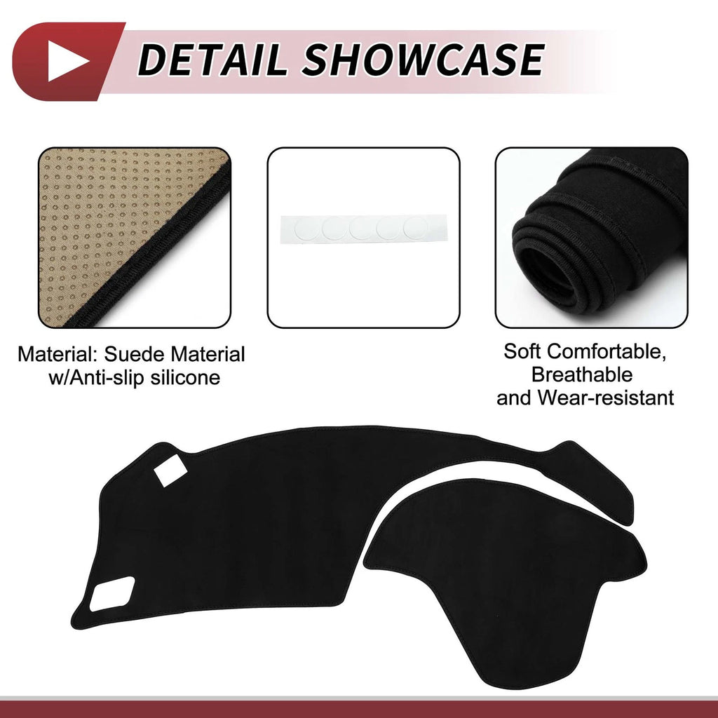 Dashboard Dash Cover Mat for Honda S660 (2015–2023) Sun Protector Black