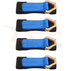 Set of 4 36" Car Hauler Trailer Tie Down Axle Wheel Straps