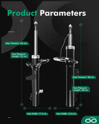 Full Set Shocks Struts for Ford Taurus (1996–2007)