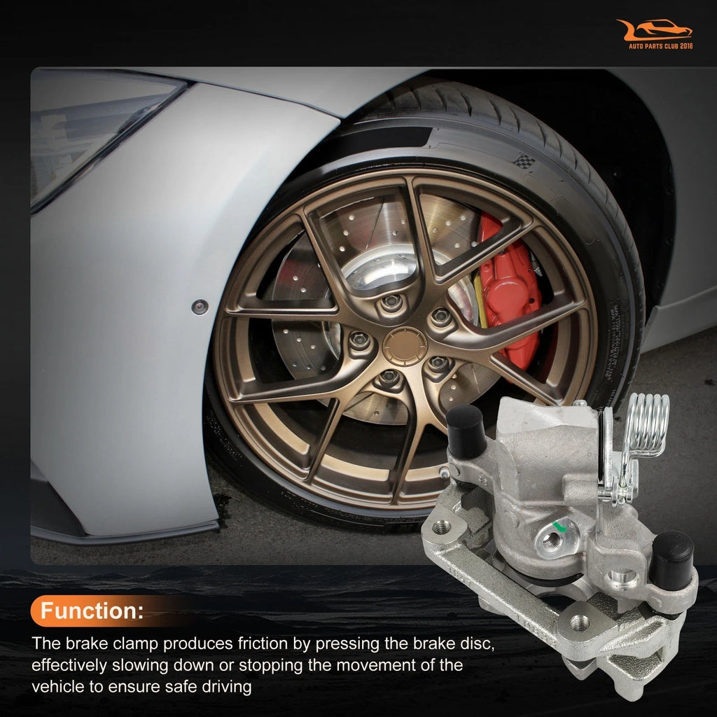 Rear Brake Calipers with Bracket for Ford EcoSport (2018-2020) & Focus (2012-2018)