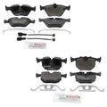 Set of 4 Bosch Quietcast Disc Brake Pads for BMW E46 330Ci, 330i, E83 X3