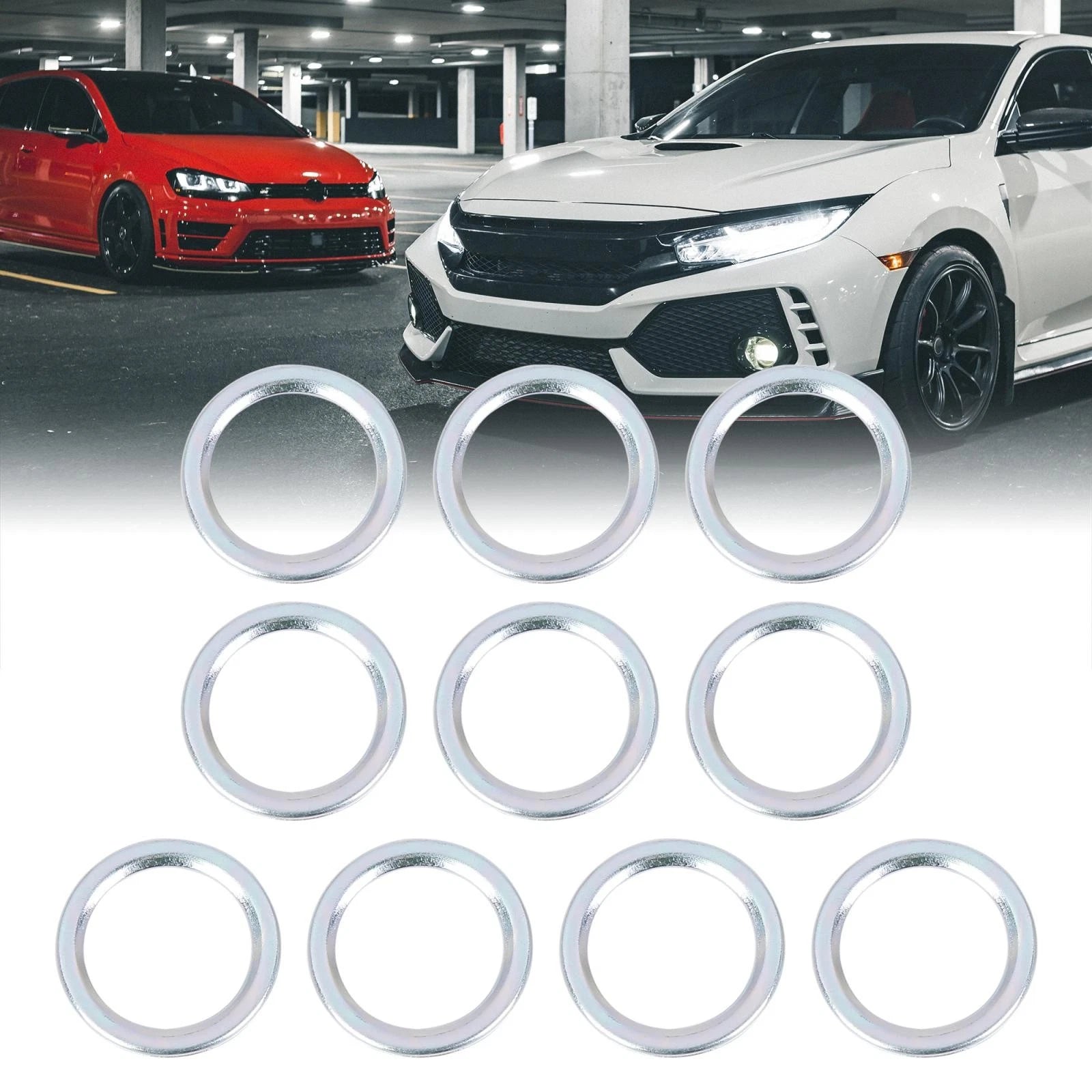 10pcs Oil Drain Plug Gaskets for Toyota (12157-10010)