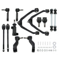 13pcs Front Upper Control Arms Tie Rods Idler Arm Kit for Chevy Silverado 1500 (2007–2018)