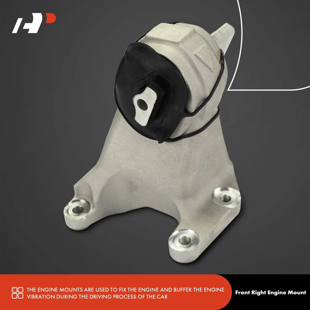 2X Front Engine Motor Mount for Jeep Wrangler JL (2018-2020) 3.6L