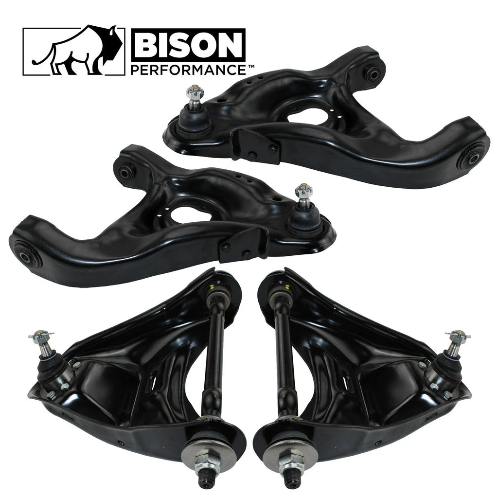 4pc Control Arms Kit for Chevy GMC RWD (2010–2018)