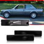 2X Smoked Bumper Side Marker Lights for BMW E30 E32 E34 (1982–1996)