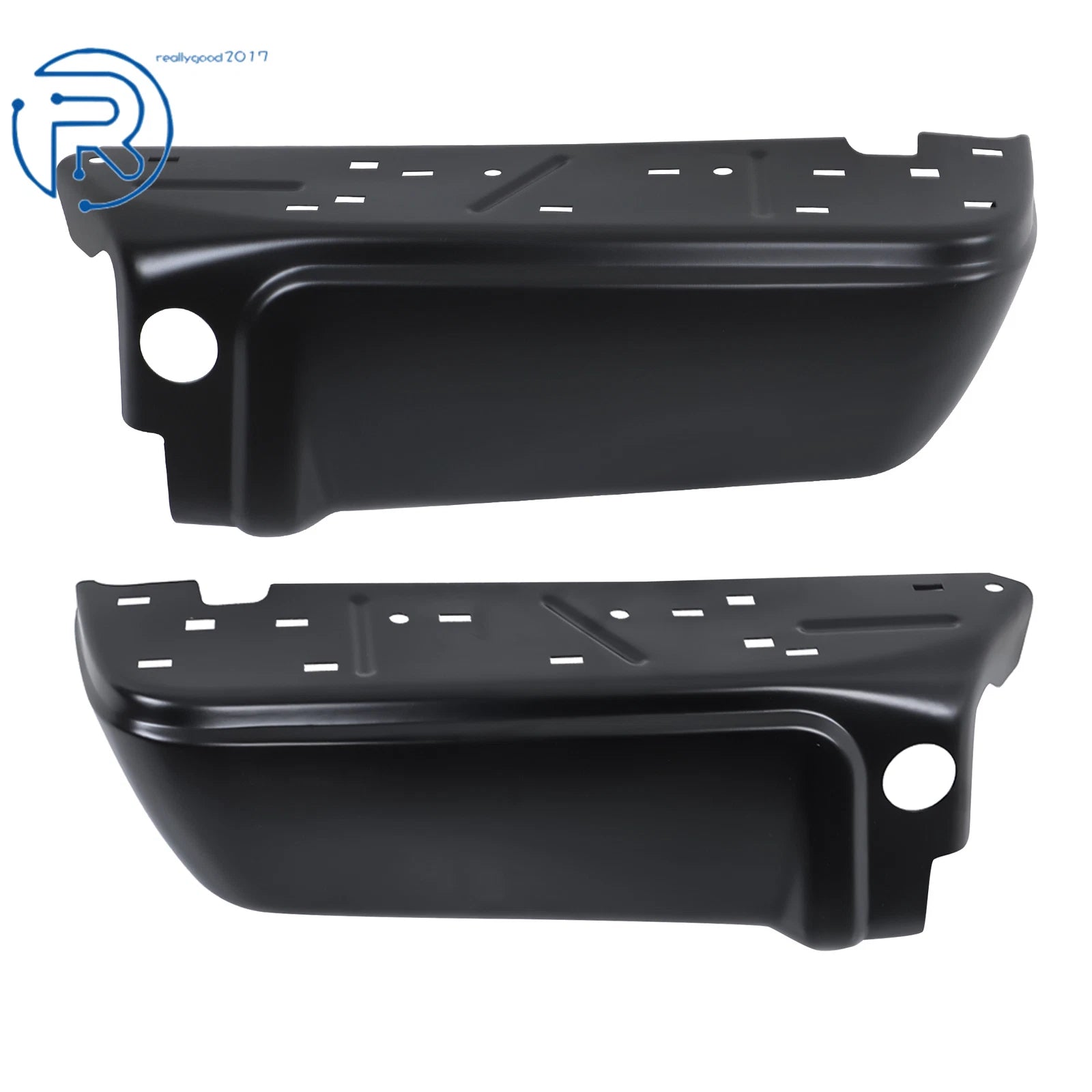 Rear Step Bumper Guards for Ford F250 F350 (2008-2016) Black