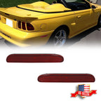 Set of 2 Red Rear Side Marker Lights for Ford Mustang (1994–1998)