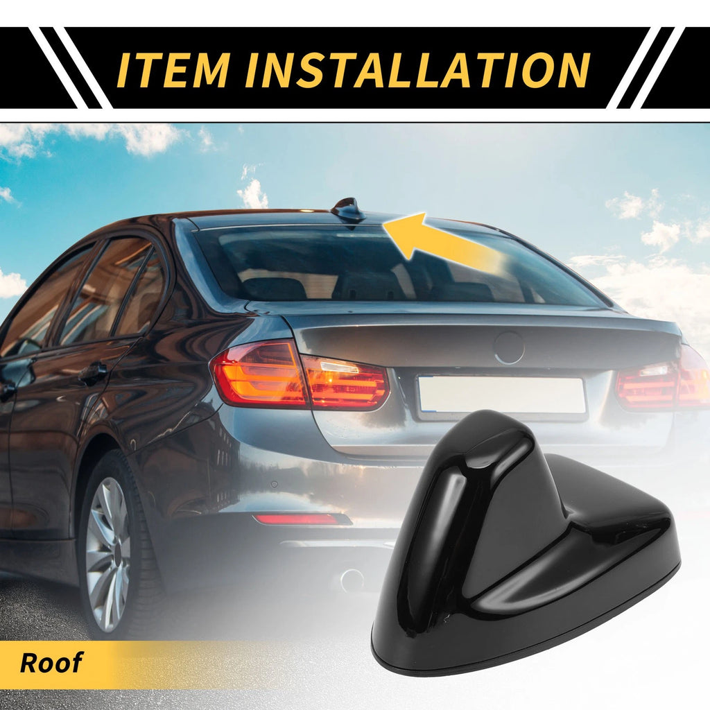 Shark Fin Roof Antenna Cover Trim for Toyota Tundra (2014–2021) Black