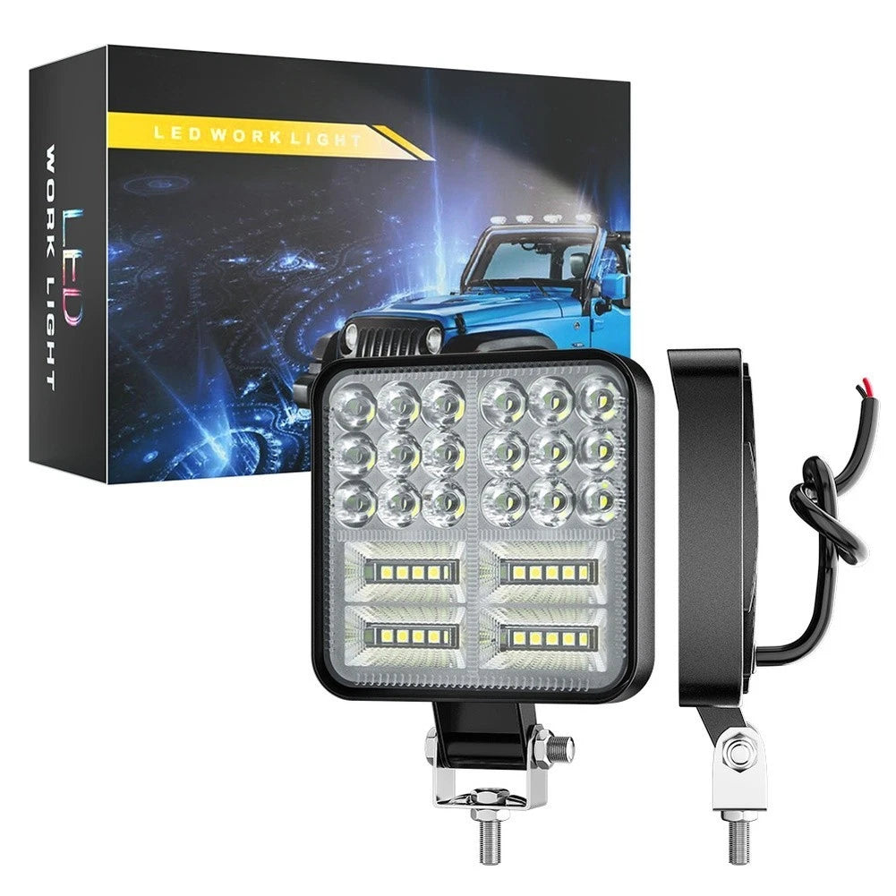 12W LED Work Light for Car Truck Motorcycle SUV ATV (Compact 3 Inch)