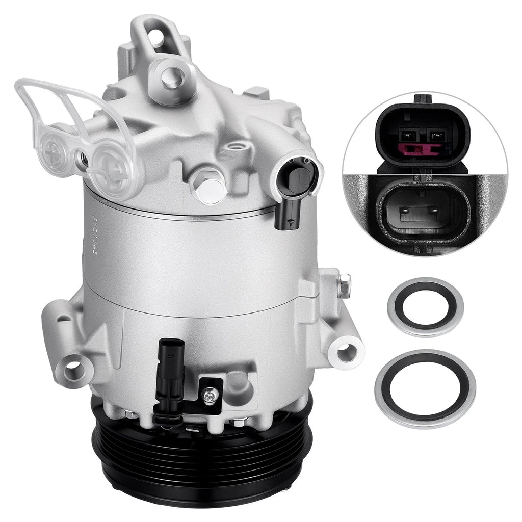 A/C Compressor with Clutch for Chevrolet Equinox GMC Terrain (2018–2024)