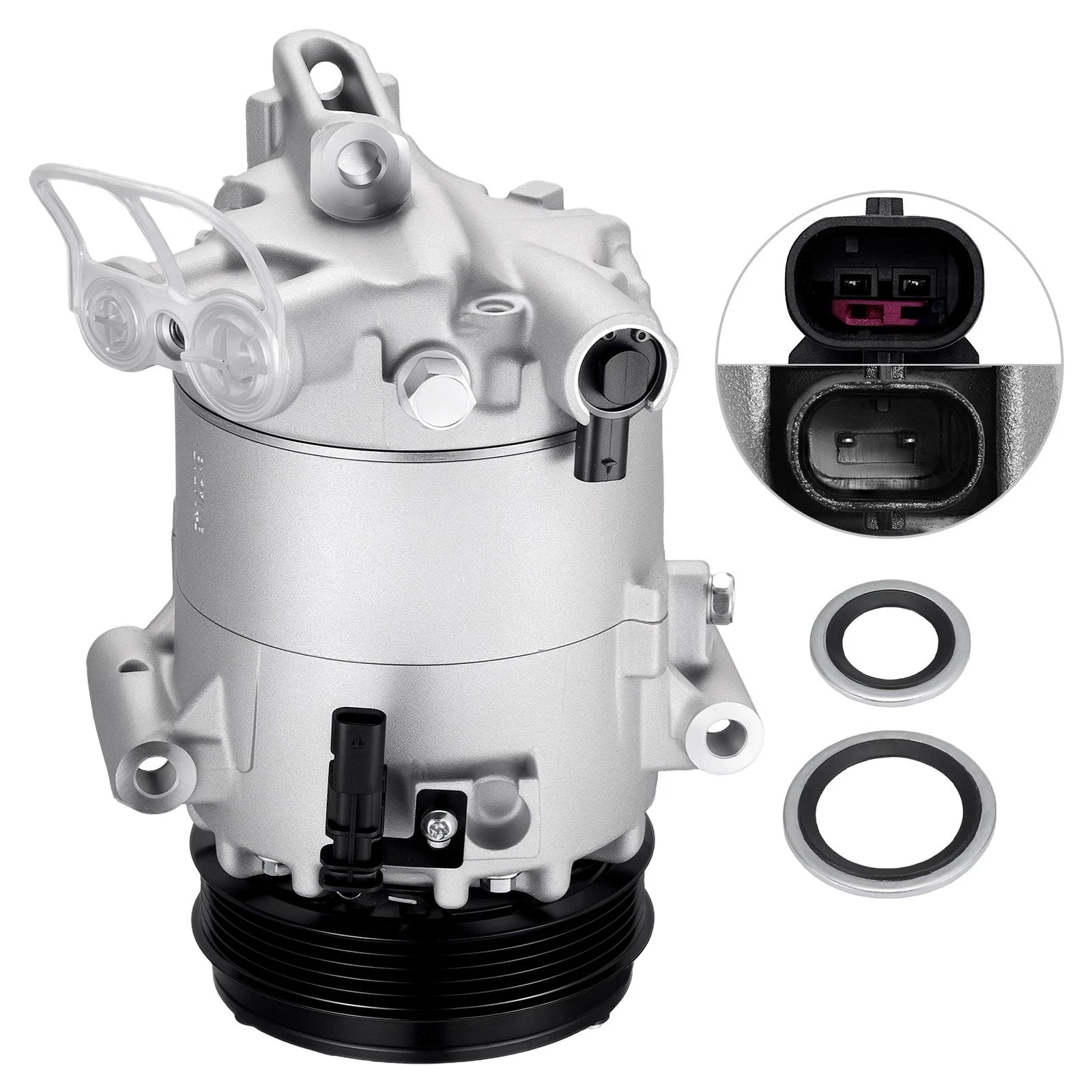 A/C Compressor with Clutch for Chevrolet Equinox GMC Terrain (2018–2024)