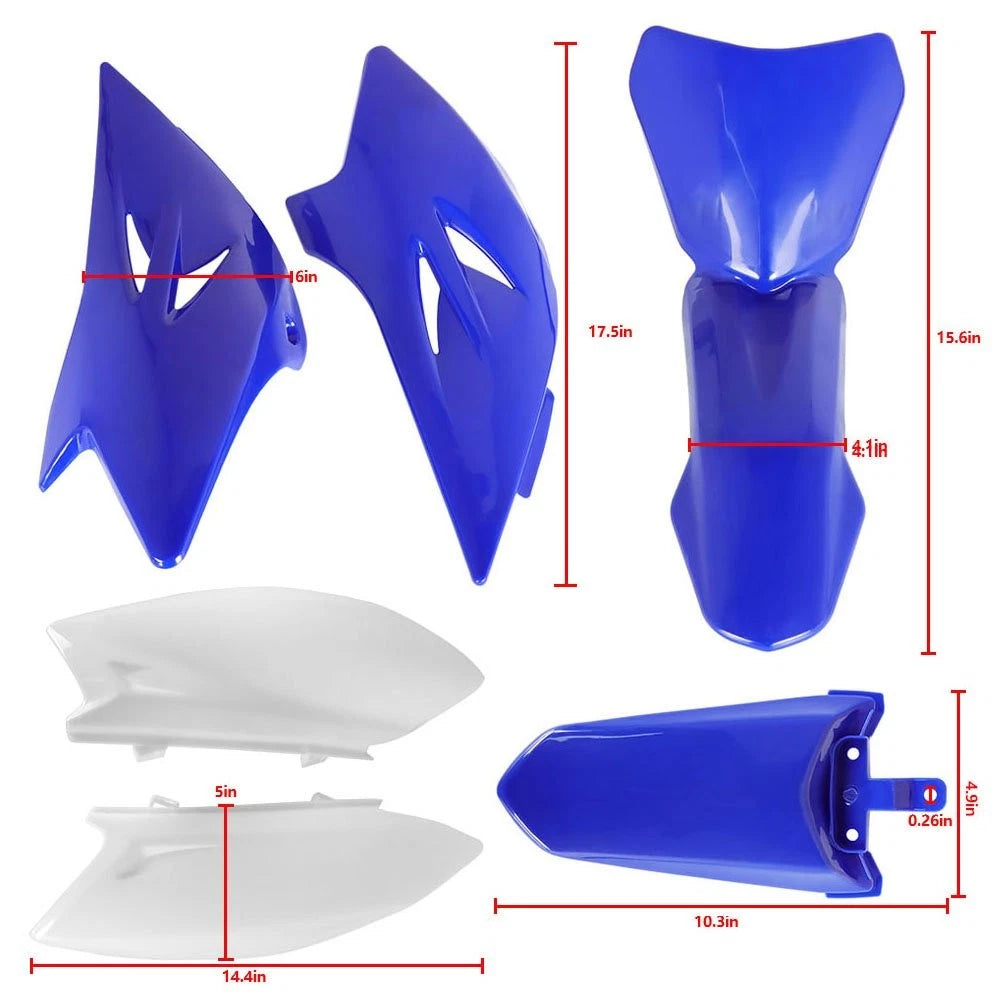 ABS Plastic Fender Kit for Yamaha TTR50 (2006–2021)