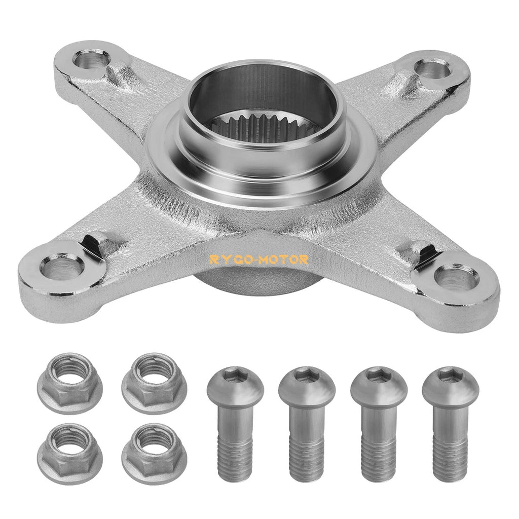 Rear Axle Sprocket Mount Hub Collar Holder Kit for Yamaha YFZ450 Raptor 700 (2004–2023)