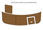 EVA Foam Teak Flooring Mat for Four Winns 268 Vista Cruiser (2003)