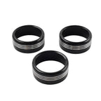 Blk AC Climate Control Knob Ring Covers for Subaru Forester XV Crosstrek WRX STi (2014-2021)