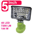 Cordless Work Light for RYOBI 14.4V 18V Lithium One+ Battery