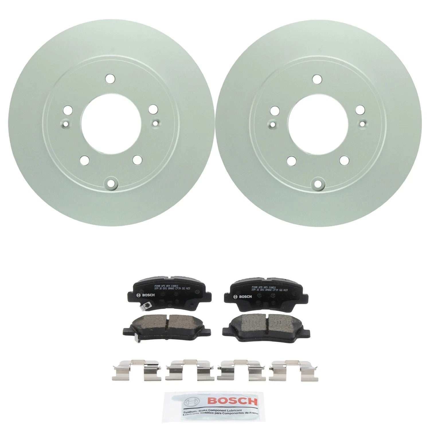 Bosch QuietCast Brake Pad & Rotor Kit for Kia Soul EV (2015–2022)