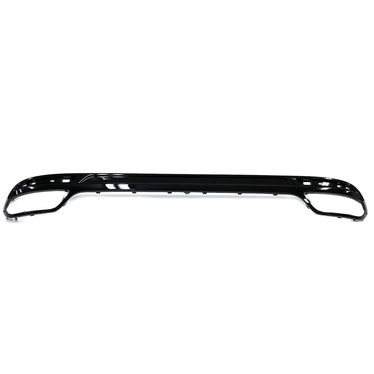 Rear Bumper Lower Trim Panel for Ford Fusion (2013-2018) with Dual Exhaust Tips