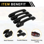 Set of 4 Exterior Door Handle Covers for Toyota 4Runner (2010–2019) Black