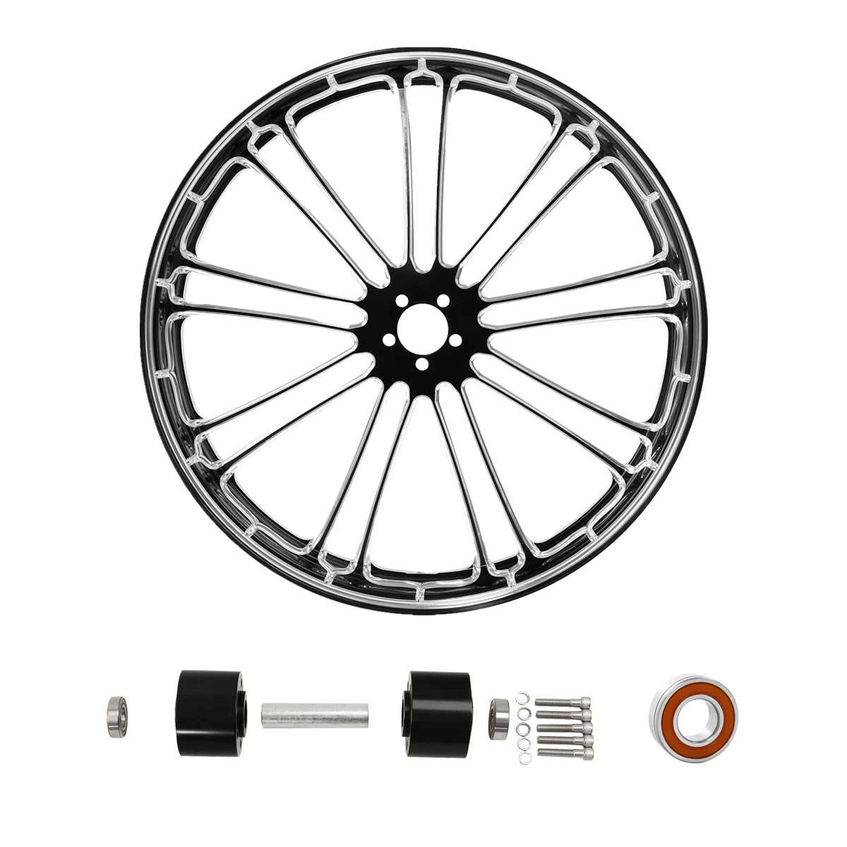 23" Front Wheel Rim for Harley Touring (2008–2025) Dual Disc, ABS