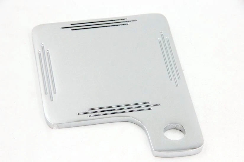 Chrome State Inspection Tag Sticker Holder for Motorcycles