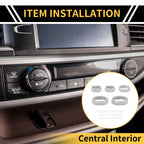 Air Conditioner Volume Switch Knob Cover Ring for Ford Maverick (2022–2023)