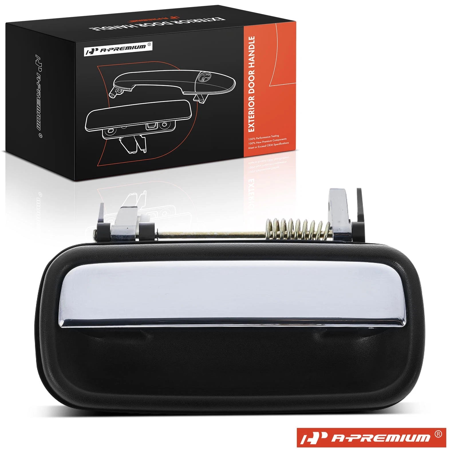 Rear Passenger Chrome Exterior Door Handle for Toyota Tacoma (2001-2004)