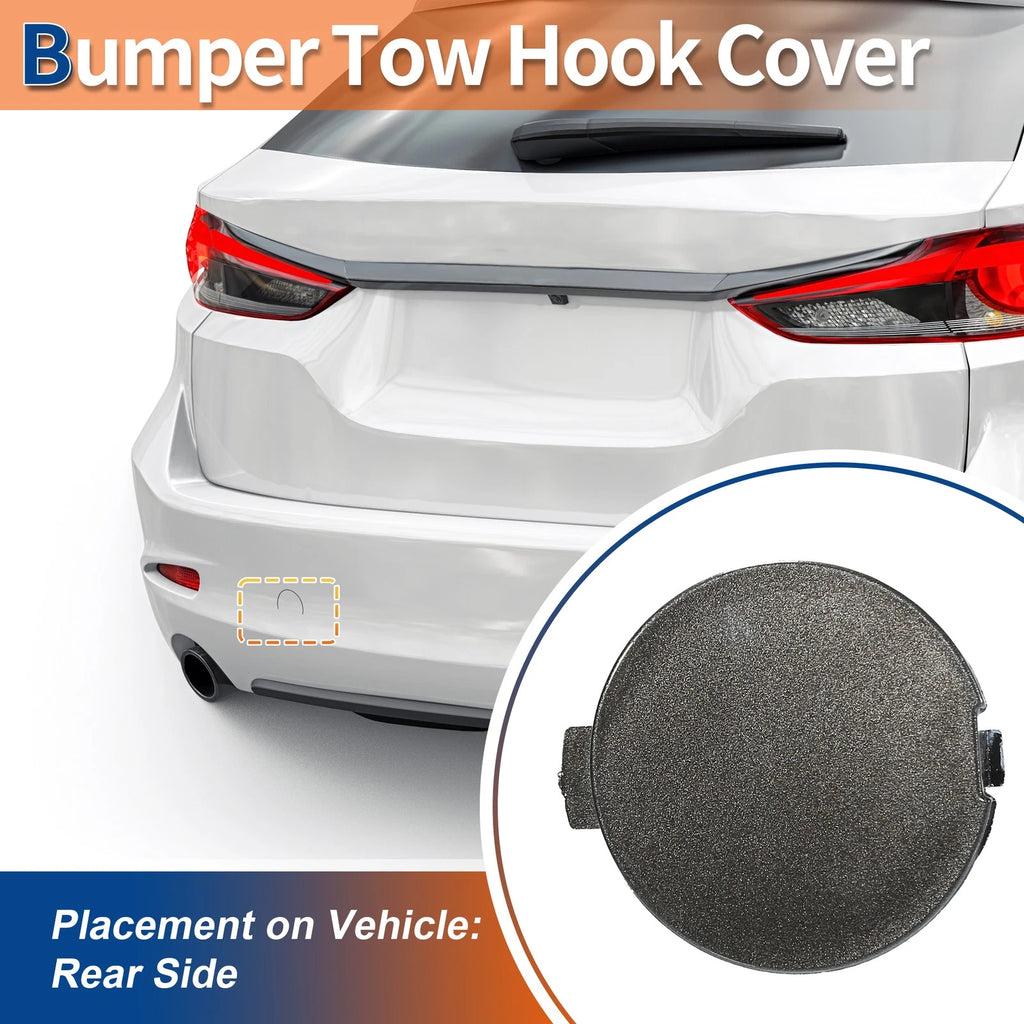 Rear Left Tow Hook Cover for Mazda 6 Atenza (2018–2021) Brown