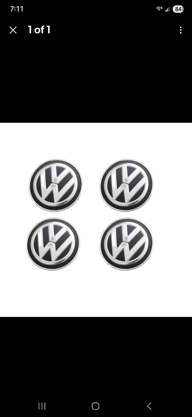 Wheel Center Cap for VW Audi Porsche (5G0601171XQI)