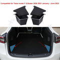 Trunk Side Storage Box Cargo Organizer Bins for Tesla Model Y (2020–2025)