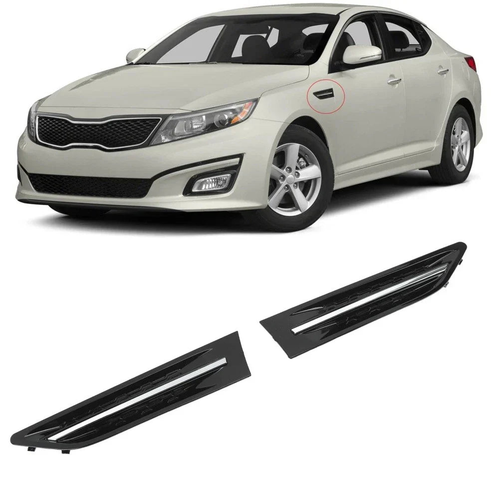 Car Front Left & Right Mudguard Grille Trim for Kia Optima (2011-2015)
