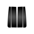 4pc Carbon Fiber Pillar Post Covers for 2017-2023 Ford Super Duty Reg Cab