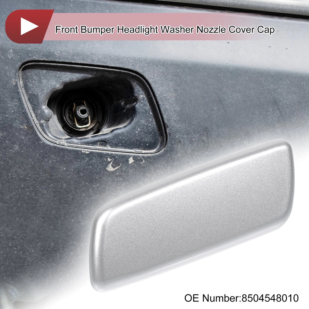 Front Left Washer Nozzle Cover Cap for Lexus RX350 (2010–2013) 1 Pcs Silver Tone
