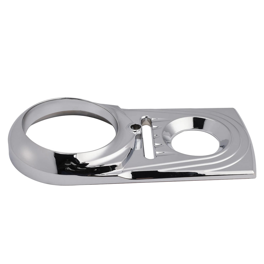 Gas Tank Dash Panel Insert Cover for Harley Softail FLSTC FXST Chrome
