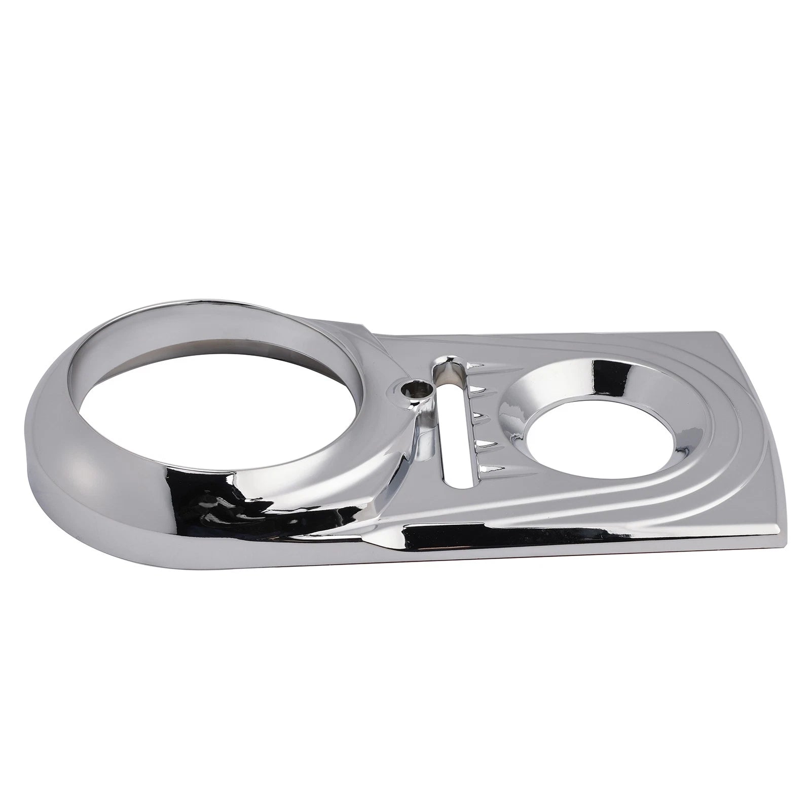 Gas Tank Dash Panel Insert Cover for Harley Softail FLSTC FXST Chrome
