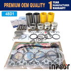 4BD1 Overhaul Rebuild Kit for Isuzu 4BD1T (3.9L, Hitachi Excavator)
