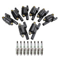 Set of 8 NGK Ignition Coils & Platinum Spark Plugs for Avalanche Caprice Envoy (V8)
