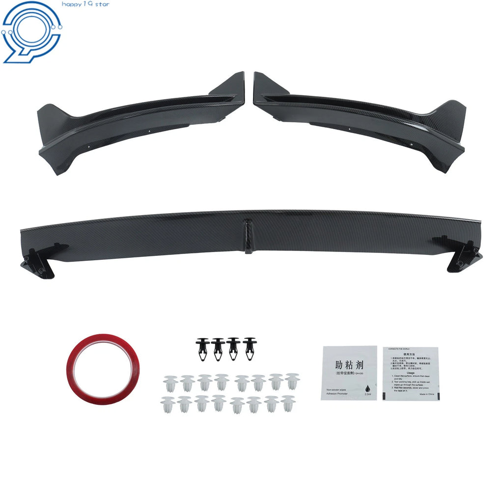 Carbon Style Front Bumper Lip Splitter for Tesla Model Y (2020-2024)
