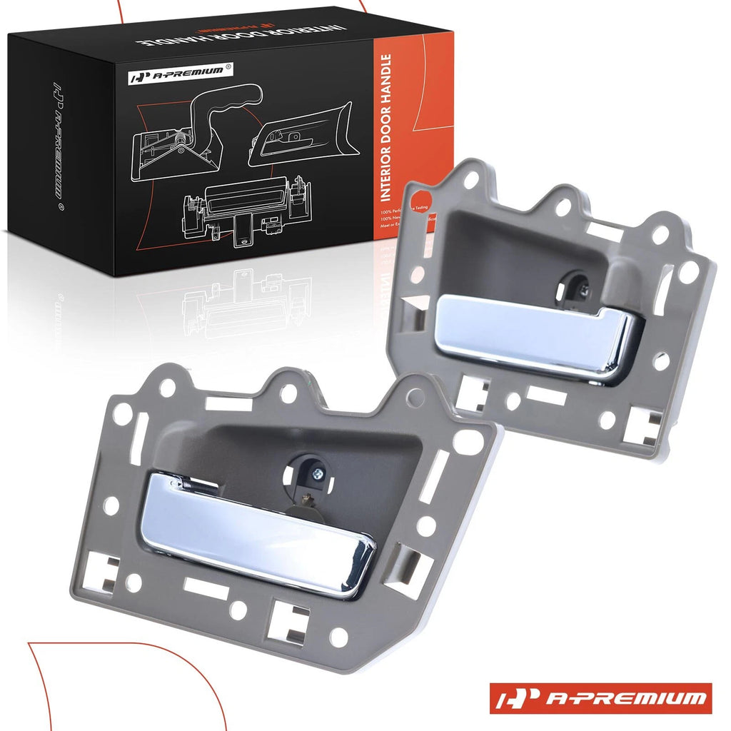 2X Rear Chrome Interior Door Handle for Jeep Grand Cherokee (2005–2010)