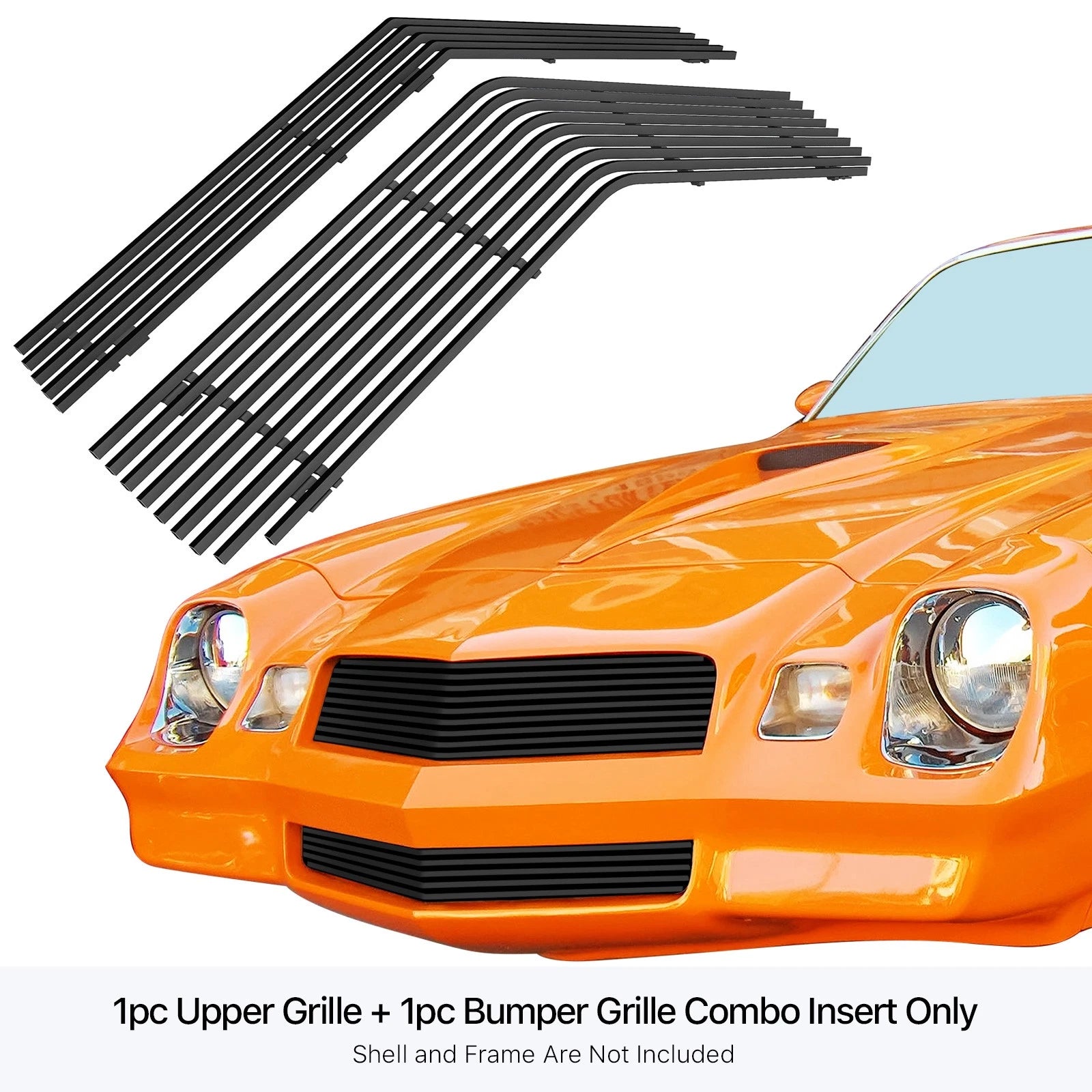 Black Billet Grille Insert for Chevy Camaro (1978-1981)