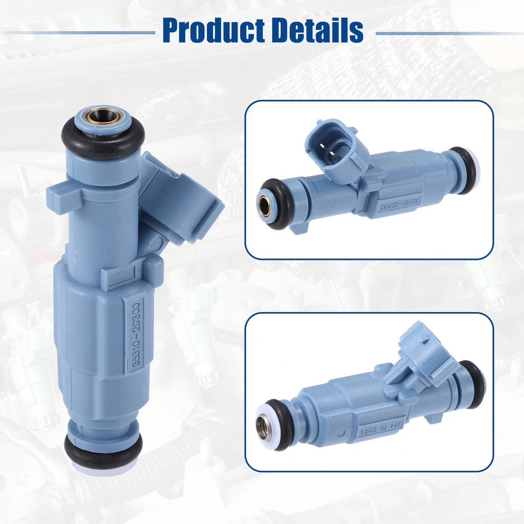 Set of 4 Fuel Injector Nozzles for Hyundai Sonata 2.4L (2010–2015) 35310-2G300