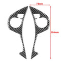 2X Carbon Fiber Steering Wheel Button Cover for Honda Accord (2013–2017)