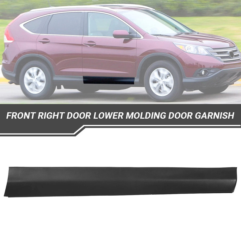 Front & Rear Right Door Lower Molding Trim for Honda CR-V (2012–2016)